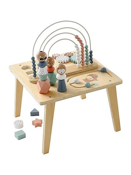 vertbaudet Lernspielzeug Kinder Spieltisch REGENBOGEN, Holz FSC® günstig online kaufen