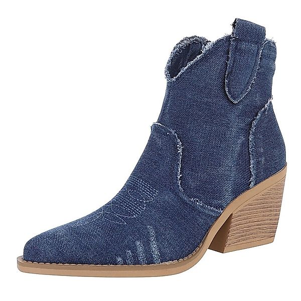 Ital-Design Damen Cowboyboots Western Westernstiefelette (88843806) günstig online kaufen