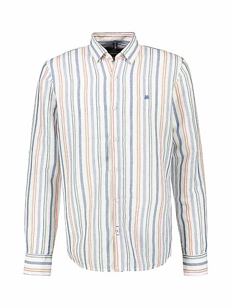 LERROS Langarmhemd "Streifenhemd in Pastelltönen, Leinen-Baumwoll-Mix" günstig online kaufen