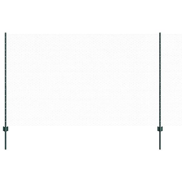 vidaXL Gartenzaun Zaun mit Pfosten Grün günstig online kaufen