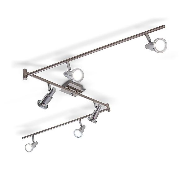 B.K.Licht Deckenleuchte moderne LED Deckenlampe 6-flammig günstig online kaufen