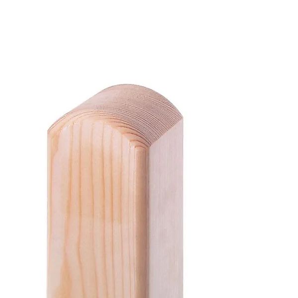 GartenLand 9x9 cm Pfosten Rundkopf Lärche/Douglasie 190 cm Gehobelt günstig online kaufen