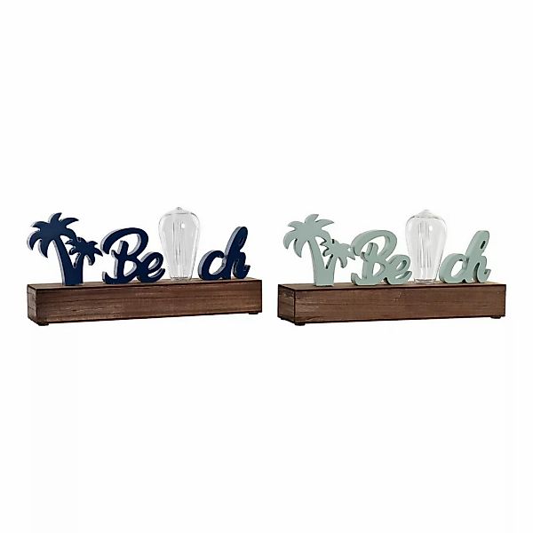 Deko-figur Dkd Home Decor Beach Led Holz Mdf (2 Pcs) (34 X 8 X 16 Cm) günstig online kaufen