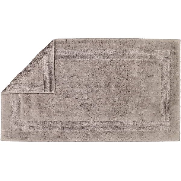 Cawö Badematte Wende-Badteppich Luxus Uni Graphit günstig online kaufen