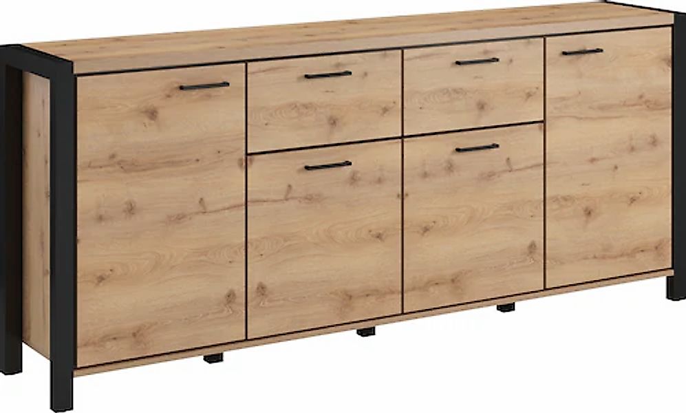 Home affaire Sideboard "Aktiv", Breite 213 cm günstig online kaufen