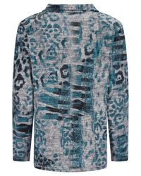 Hajo Blusenshirt Strickshirt mit Stehkragen und günstig online kaufen