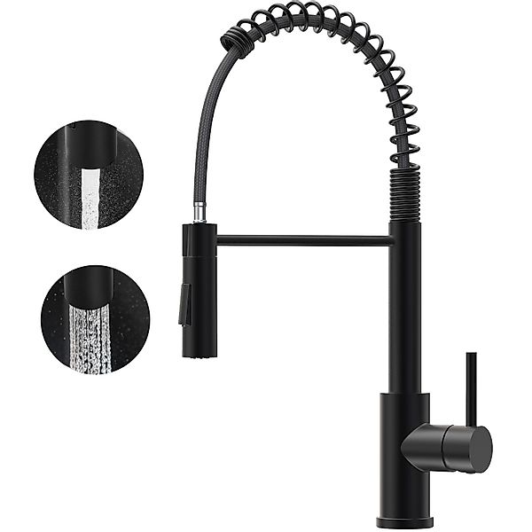 Anycee max Küchenarmatur Spiralfeder Spültischarmatur Edelstahl günstig online kaufen