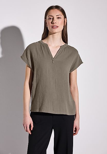 STREET ONE Hemdbluse, aus reiner Baumwolle günstig online kaufen