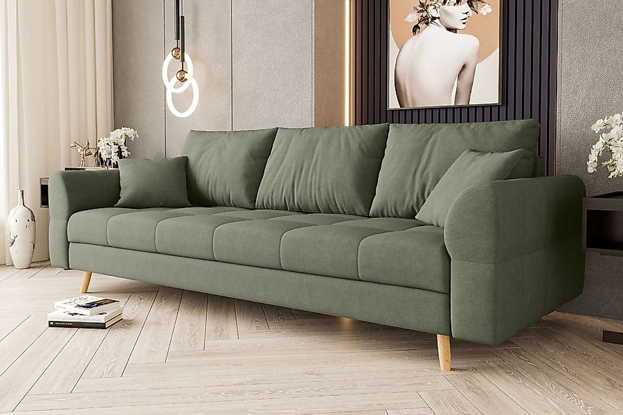 99rooms 3-Sitzer Bello, Sofa, 3-Sitzer Sofa, mit Rundumbezug, 2 Zier- und 3 günstig online kaufen