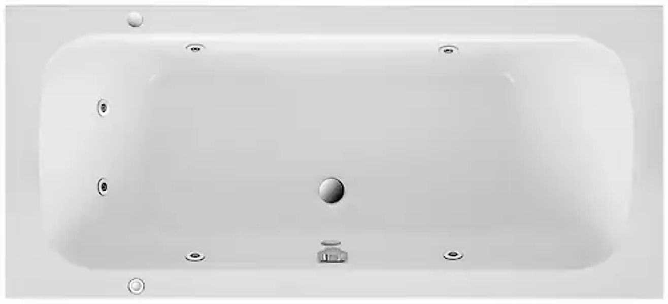 OTTOFOND Whirlpool-Badewanne »Malta 170« Höhe 40 cm Typ 1, 170x75 cm günstig online kaufen