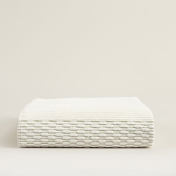 Handtuch Ripple 50x90 cm ivory, 50 x 90 cm günstig online kaufen