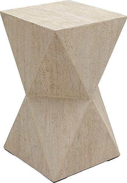 Kare Design Beistelltisch Travertino, Travertin-Steinoptik günstig online kaufen