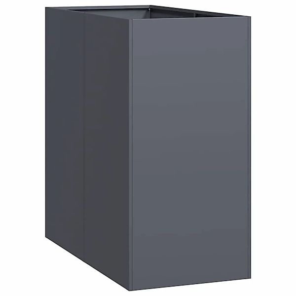 vidaXL Pflanzgefäß Anthrazit 40x80x80 cm Stahl 860775 günstig online kaufen