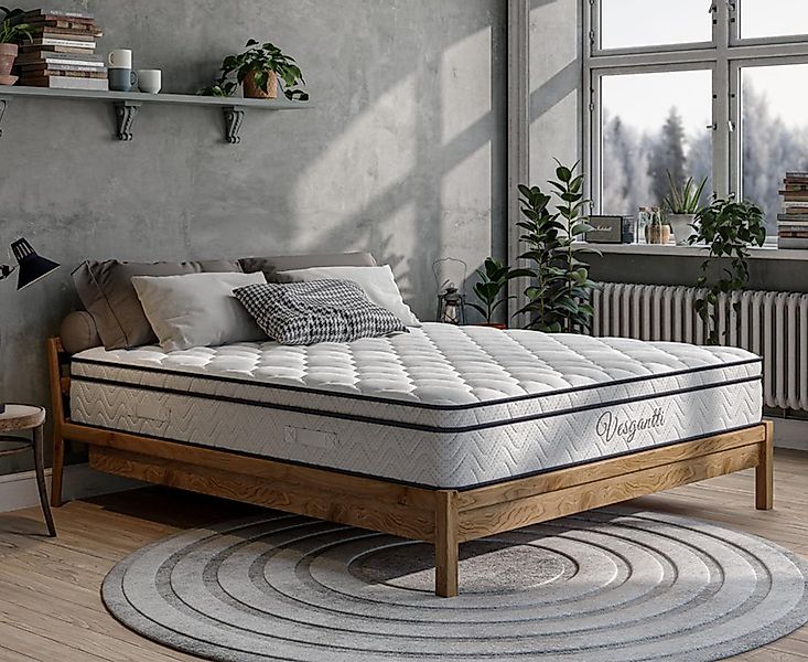 Taschenfederkernmatratze 7-Zonen Matratze 26cm hohe Hybridmatratze günstig online kaufen