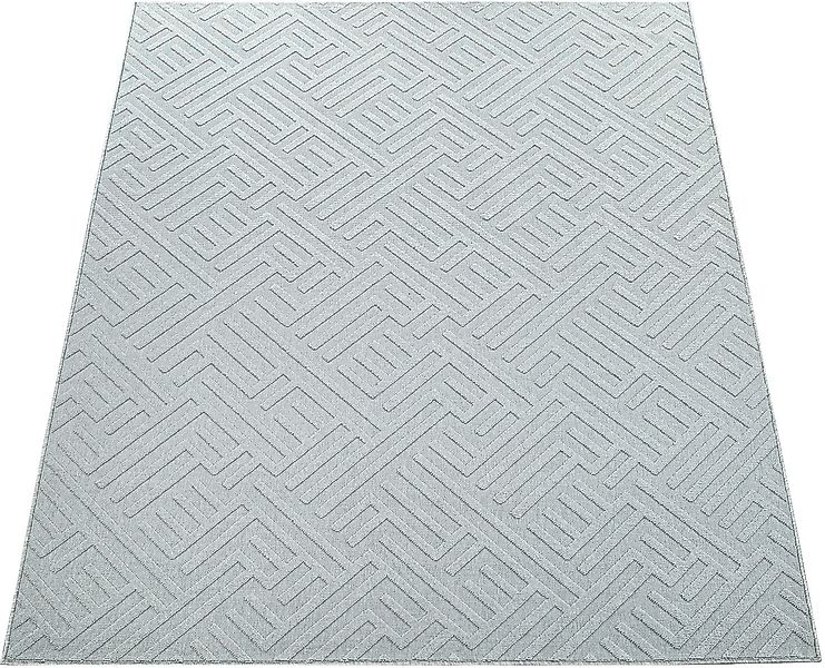 Paco Home Teppich »Namur 326«, rechteckig, 4 mm Höhe, Kurzflor, Uni-Farben, günstig online kaufen