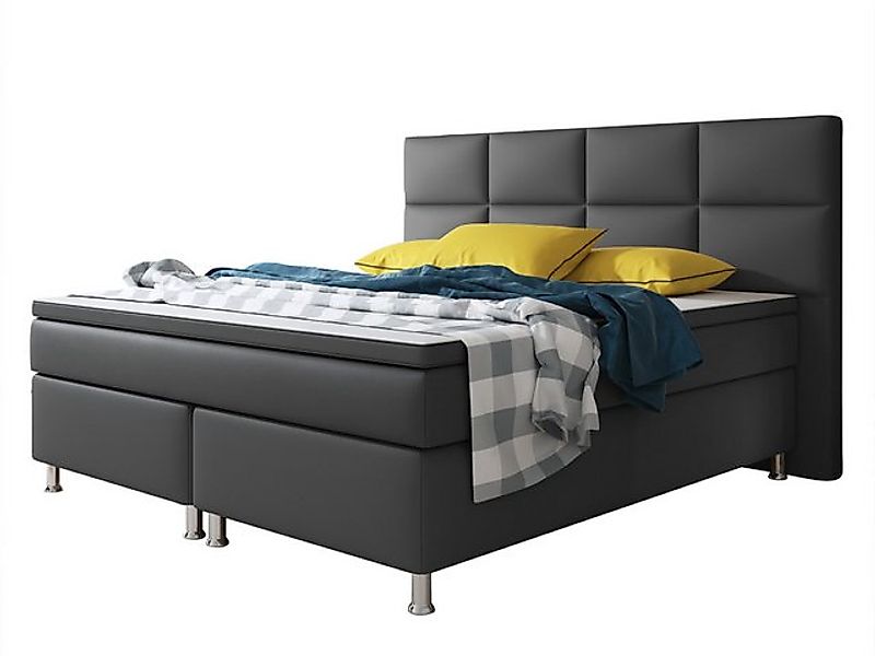 inter Boxspringbett Miami 180x200 cm mit 7-Zonen Taschenfederkern Matratzen günstig online kaufen