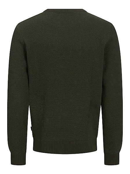 Jack & Jones Rundhalspullover JJEGLOBE KNIT CREW NECK NOOS in Strick Optik günstig online kaufen