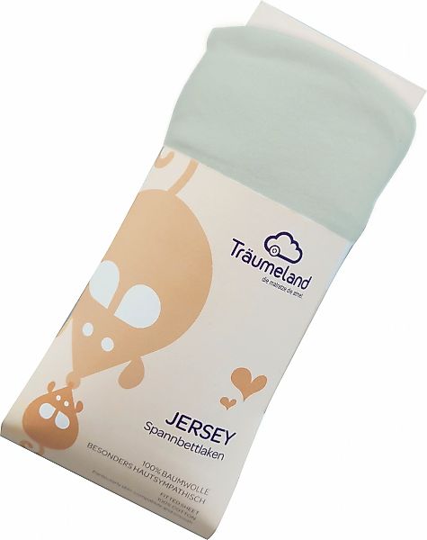 Träumeland Bettlaken "kuschelweiches Spannbetttuch Jersey" aus 100% kuschel günstig online kaufen