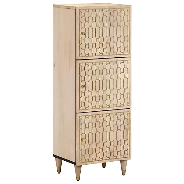 vidaXL Highboard 40x33x110 cm Massivholz Mango 358277 günstig online kaufen