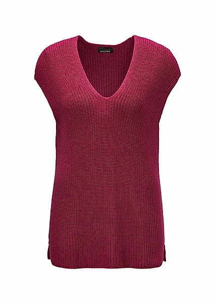 GOLDNER Pullunder "Modischer Pullunder" hochwertige Strickminderungen günstig online kaufen