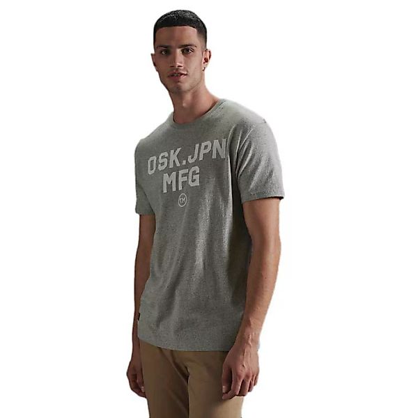 Superdry Modern Workwear Kurzarm T-shirt S Peppered Grey Grit günstig online kaufen