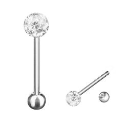 Taffstyle Piercing-Set Zungenpiercing Barbell Stab mit günstig online kaufen