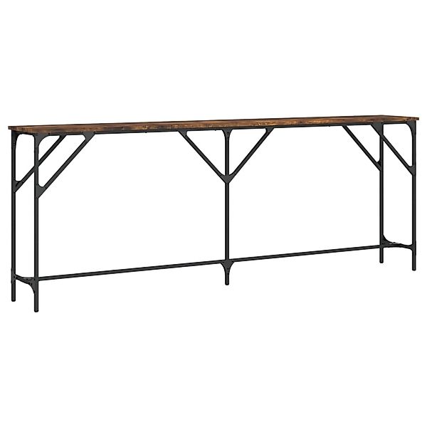 vidaXL Konsolentisch Räuchereiche 200x29x75 cm Holzwerkstoff 837779 günstig online kaufen