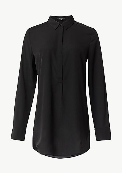 Comma Langarmbluse Weich fließende Longbluse aus günstig online kaufen