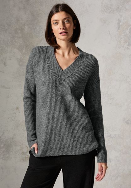 Cecil Rollkragenpullover im Melange Look günstig online kaufen