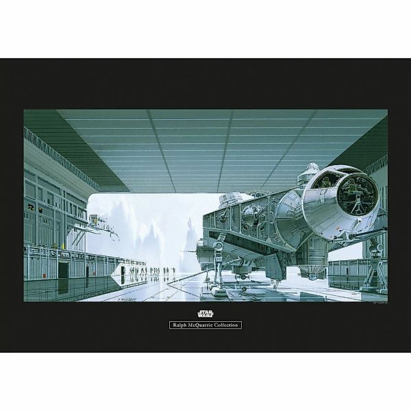 Komar Bild "Star Wars Classic RMQ Hangar Shuttle", Star Wars, (1 St.), Wand günstig online kaufen