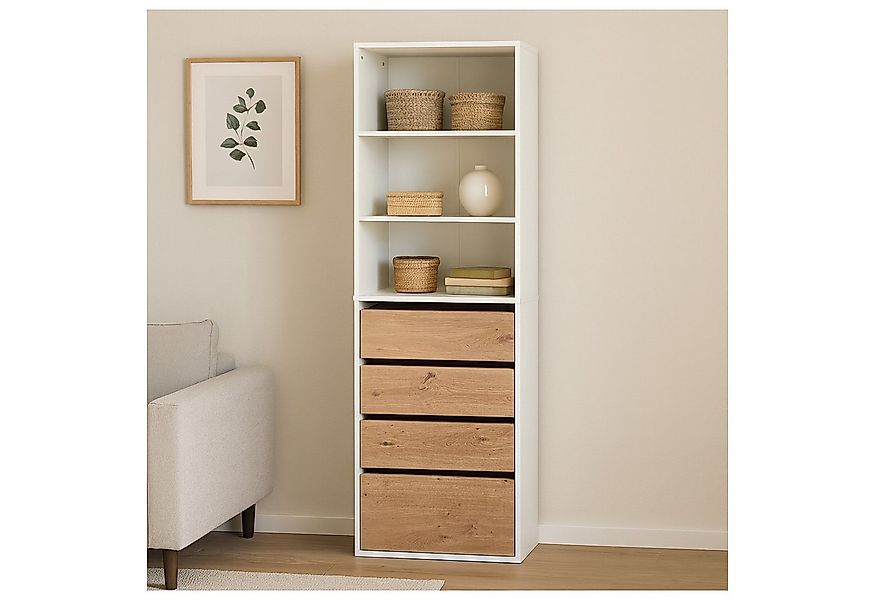 HTI-Living Mehrzweckschrank Schrank mit 4 Schubladen und 3 offenen Fächern günstig online kaufen