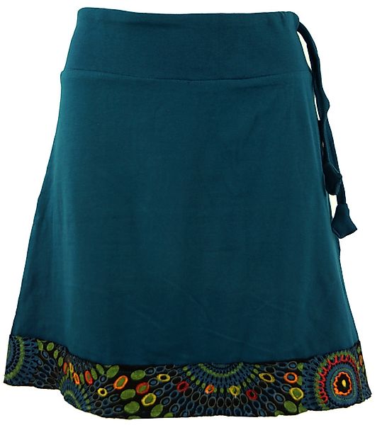 Guru-Shop Minirock Minirock mit besticktem Saum, günstig online kaufen