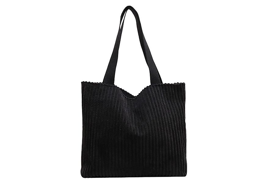 Refttenw Umhängetasche Cord Tasche,Shopper Tasche,Damen Tote Bag mit Reißve günstig online kaufen