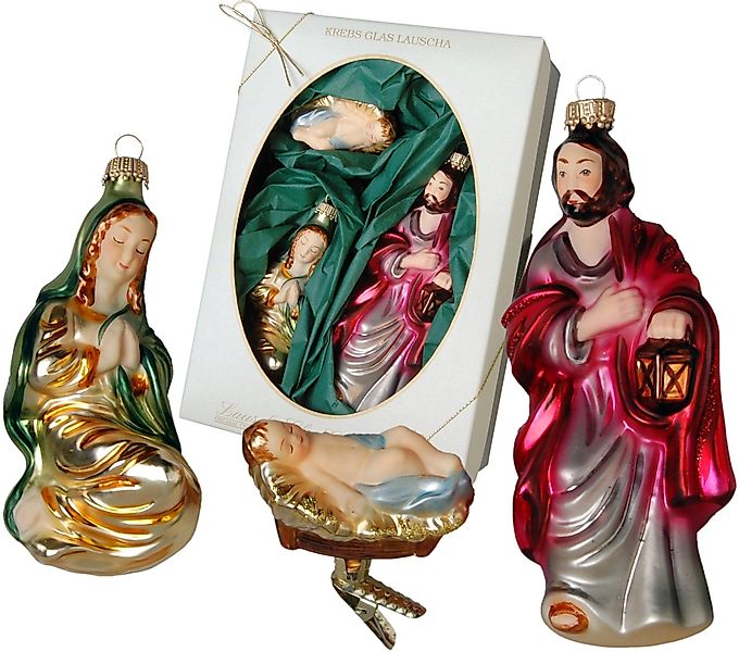 Krebs Glas Lauscha Christbaumschmuck »Die Heilige Familie, Weihnachtsdeko, günstig online kaufen