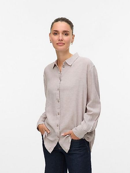 Vero Moda Hemdbluse VMLINN LINEN LS SHIRT WVN NOOS hochwertige Qaulität mit günstig online kaufen