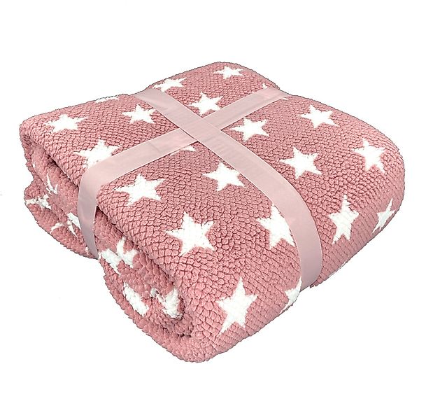 Wohndecke Flauschige Sterne Kuscheldecke 150x200 Sofadecke, heimtexland, mi günstig online kaufen