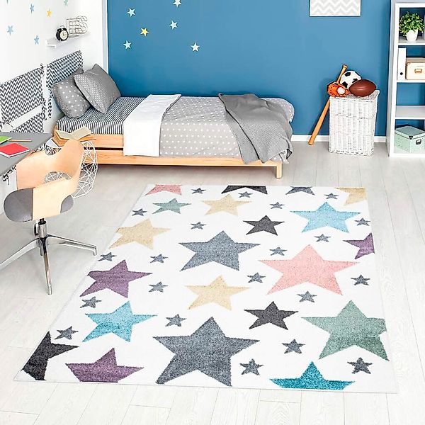 Carpet City Kinderteppich "ANIME903" rechteckig 11 mm Höhe Kinderzimmer Tep günstig online kaufen