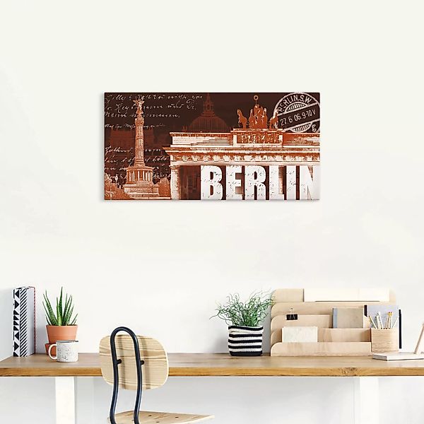 Artland Leinwandbild "Berlin Collage", Berlin, (1 St.) günstig online kaufen