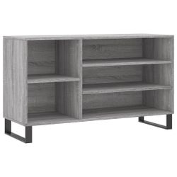 vidaXL Schuhregal Schuhregal Grau Sonoma 102x36x60 günstig online kaufen