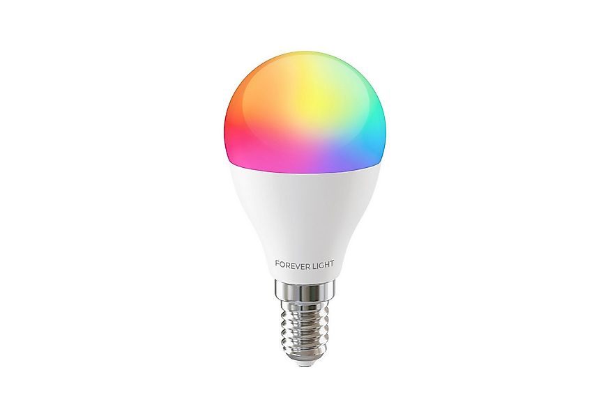 Forever Light LED-Leuchtmittel Lampe mit Fernbedienung RGB E14 G45 5W 500lm günstig online kaufen