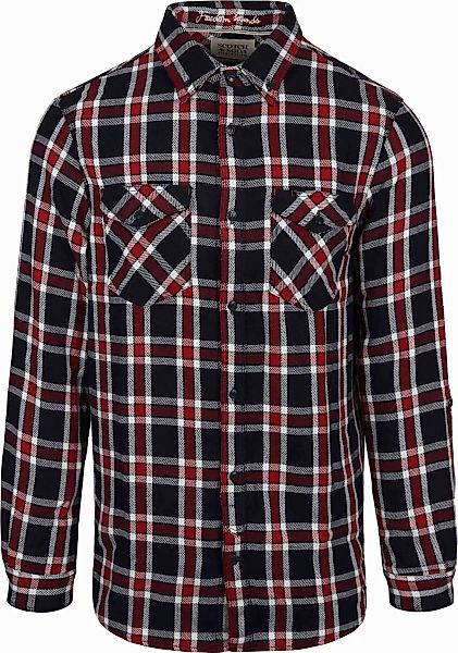 Scotch and Soda Hemd Karomuster Blau/Rot - Größe XL günstig online kaufen