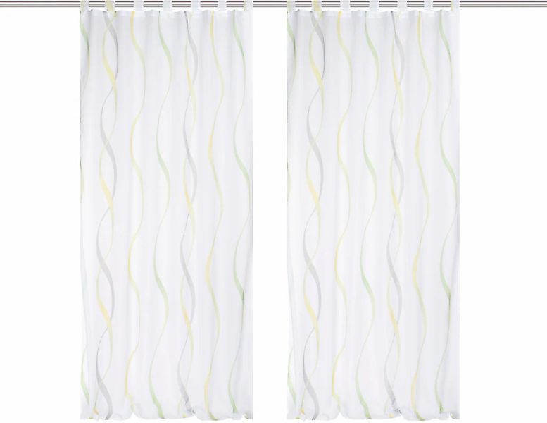 HOME WOHNIDEEN "SCHLAUFENSCHAL" Schlaufen 2 Stk. tlg. 2er Pack Schlaufensch günstig online kaufen