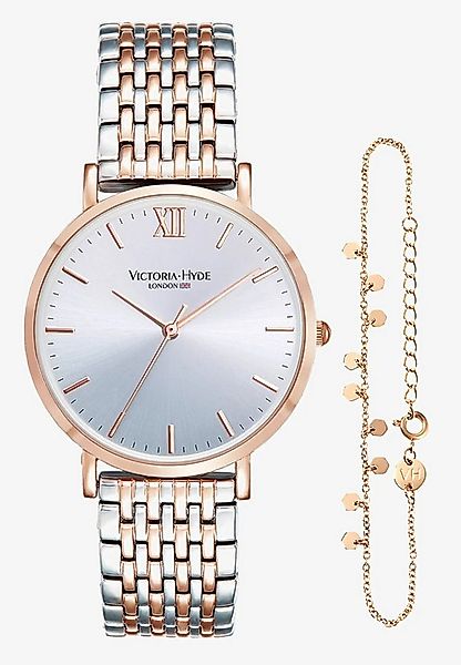 Victoria Hyde Quarzuhr Victoria Hyde Primrose Classic Bicolor Set Damen B, günstig online kaufen