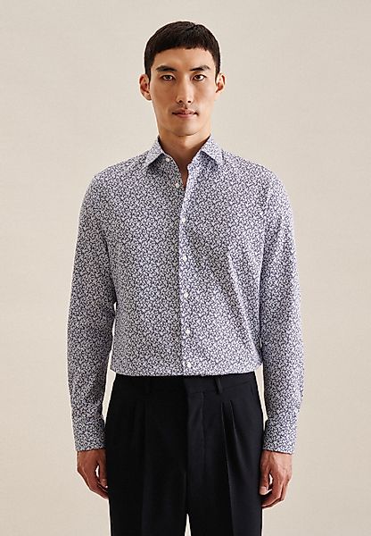 seidensticker Businesshemd "Slim", Slim Langarm Kentkragen Floral günstig online kaufen