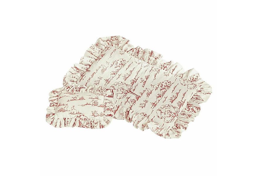 Mirabeau Puppen Bettwäsche Puppenbettwäsche Fleurine creme/rot günstig online kaufen