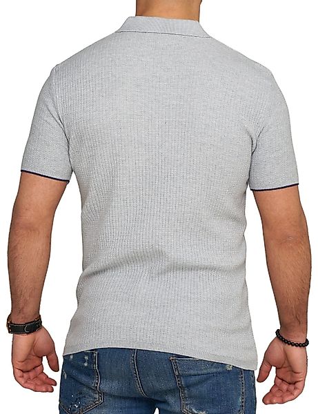CARISMA Poloshirt CRMANAUS Rippstrick Kurzarm Polo günstig online kaufen