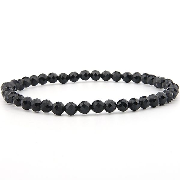 Vascavi Armband facettiert Schwarzer Turmalin Edelstein, günstig online kaufen