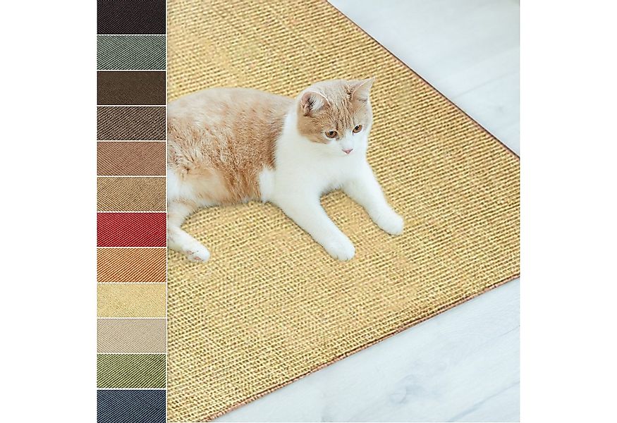casa pura Kratzbrett Sisal-Kratzteppich für Katzen, 10 Farben & 3 Größen, z günstig online kaufen