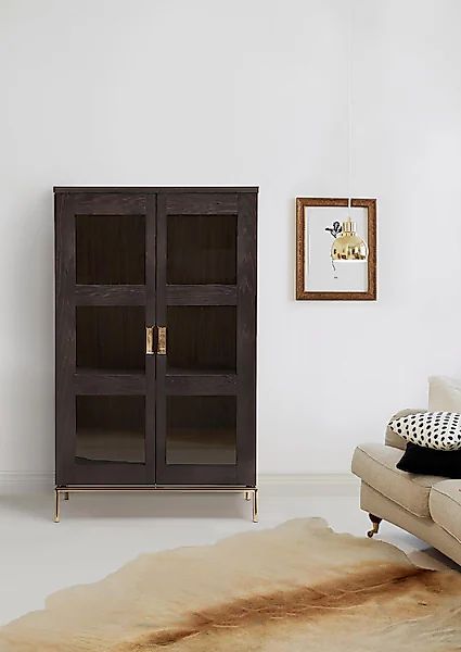 Woodman Vitrine »Parlan« mit zwei Glastüren und Soft-Close-Funktion, Breite günstig online kaufen