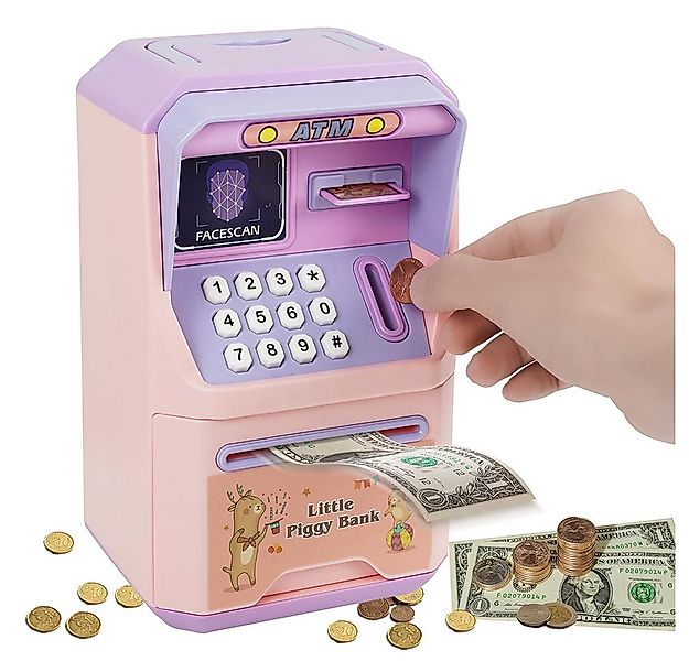 CLTYQ Spardose Elektronische Spardose für Kinder mit Passcode,Sicherer Geld günstig online kaufen